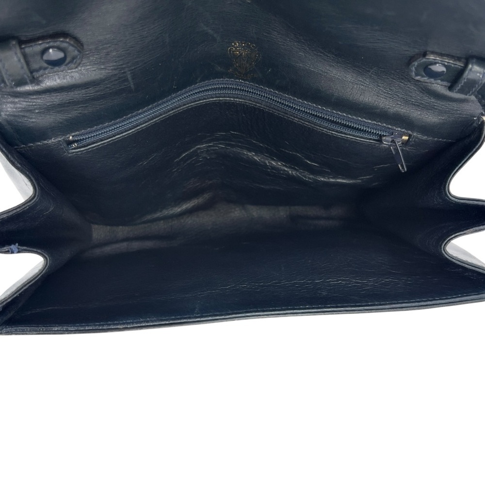 GUCCI Authenticated Vintage Black Interlocking G Leather Crossbody Bag - Picture 14 of 16